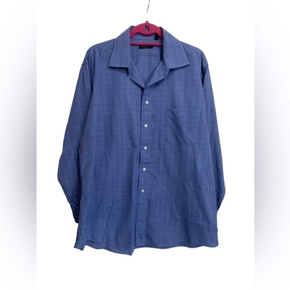 Burberry London Blue‎ Button Down Collar Shirt Men’s Size 17/34